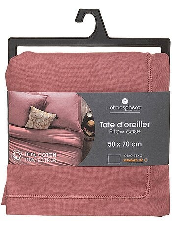 Taie d'oreiller en coton CARINA