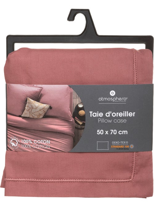 Taie d'oreiller en coton CARINA - Kiabi