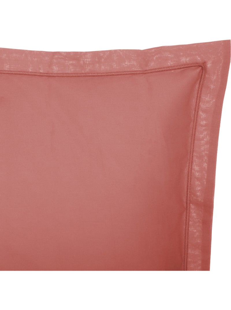 Taie d'oreiller en coton CARINA Blush - Kiabi