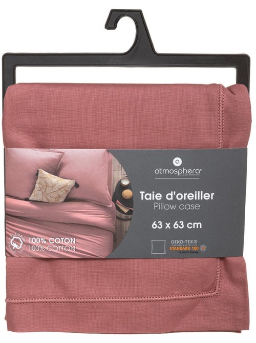 Taie d'oreiller en coton CARINA - Kiabi