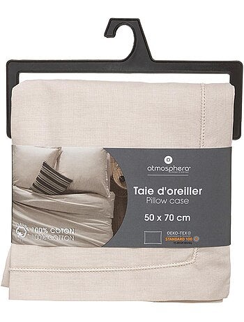 Taie d'oreiller en coton CARINA