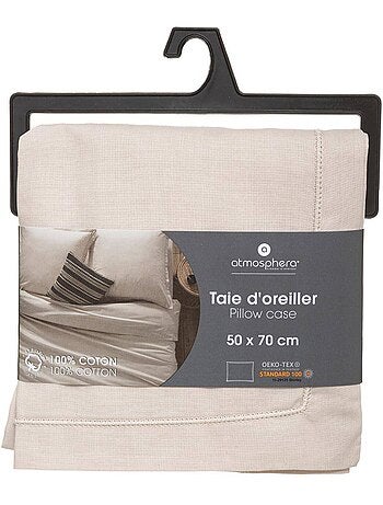 Taie d'oreiller en coton CARINA