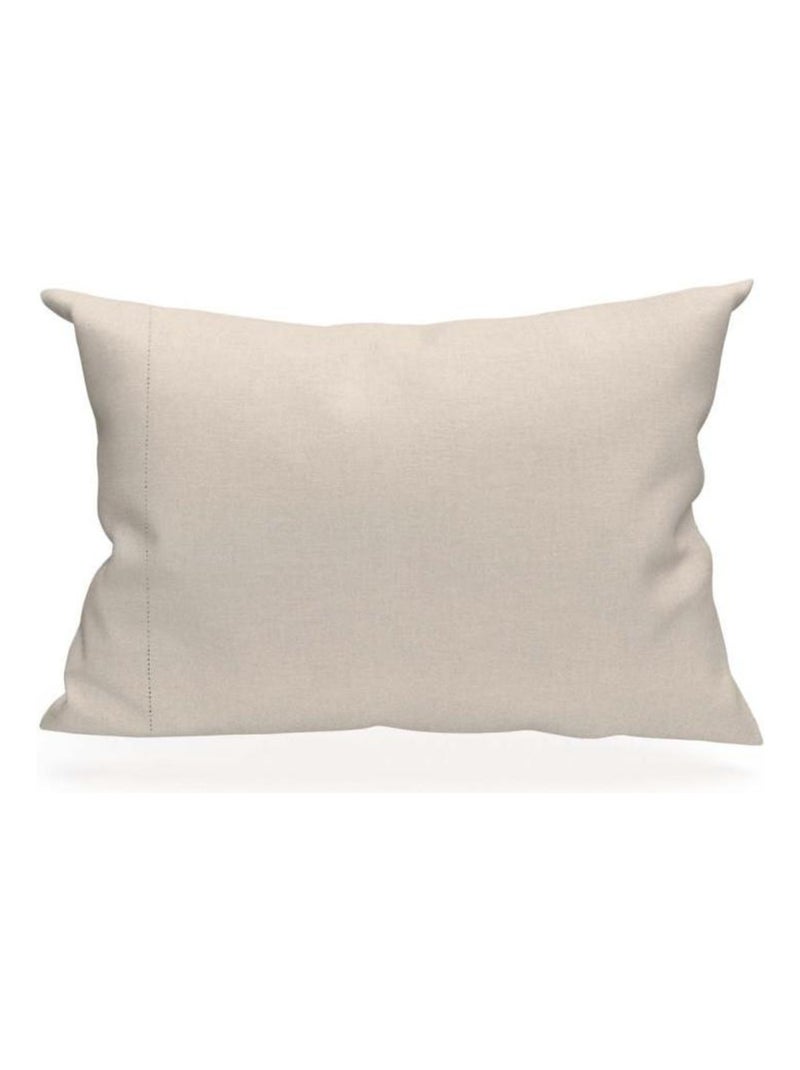 Taie d'oreiller en coton percale CAMILLE, par Songe de Camille Ecru - Kiabi