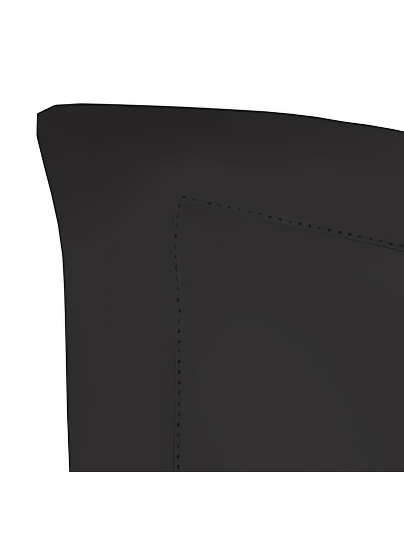 Taie d'oreiller en coton PERCALE, par Soleil d'ocre gris anthracite - Kiabi