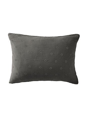 Taie d'oreiller en double Gaze de coton à fleurs