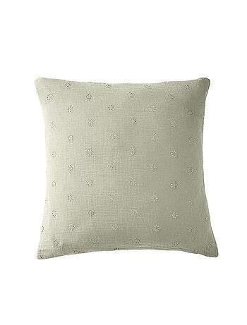 Taie d'oreiller en double Gaze de coton à fleurs