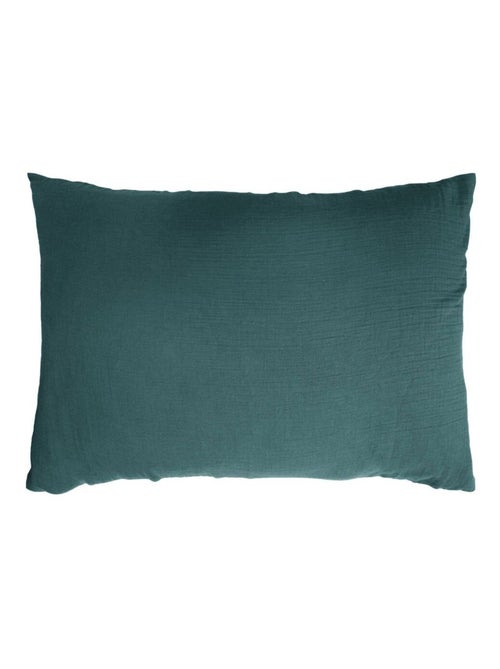 Taie d'oreiller en double Gaze de coton - Kiabi