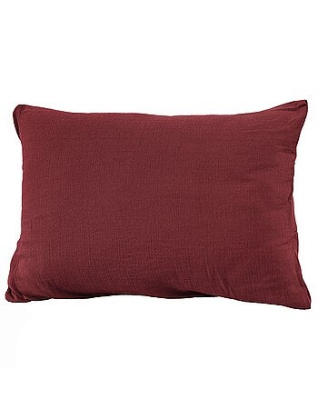 Taie d'oreiller en double Gaze de coton