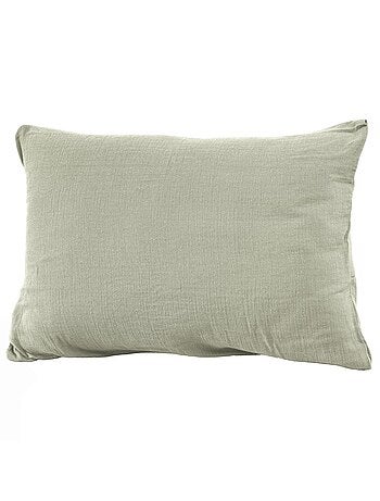 Taie d'oreiller en double Gaze de coton