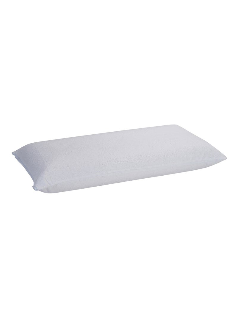 Taie d'oreiller en éponge avec Aloès imperméable Blanc - Kiabi