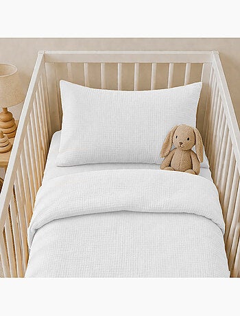 Taie d'Oreiller en Gaze de Coton Bio Honey