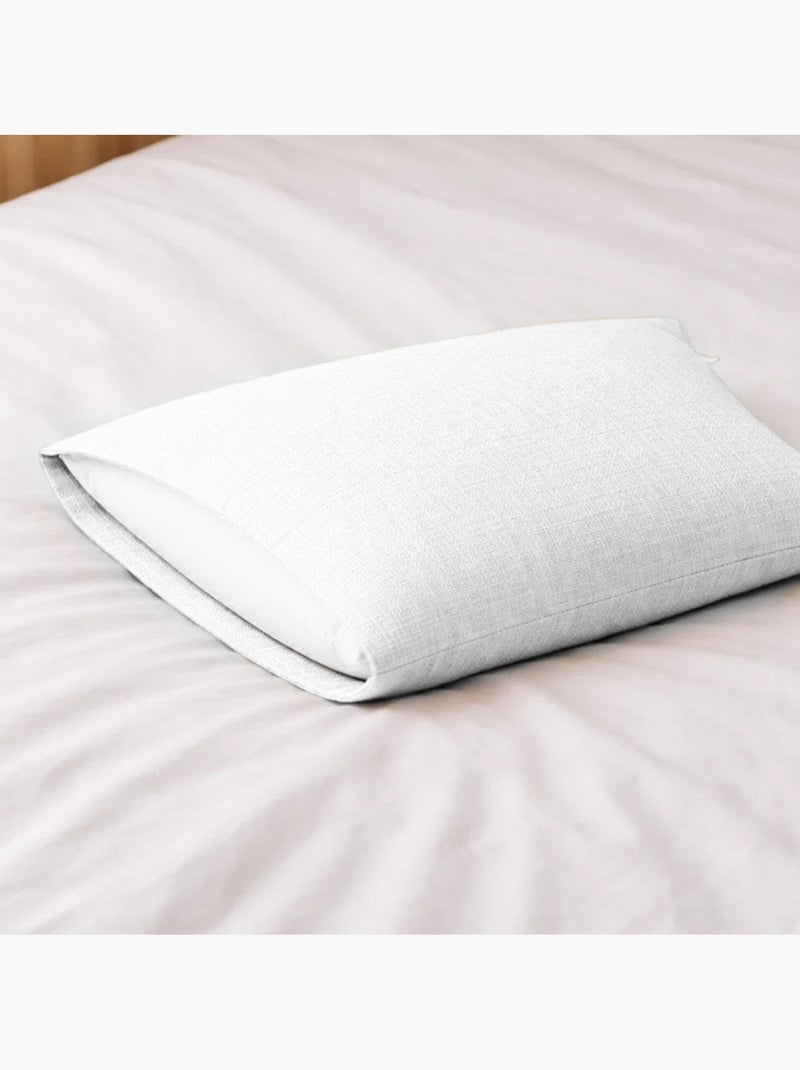 Taie d'Oreiller en Gaze de Coton Bio Blanc Blanc - Kiabi