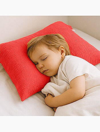 Taie d'Oreiller en Gaze de Coton Bio Honey
