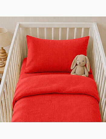 Taie d'Oreiller en Gaze de Coton Bio Honey
