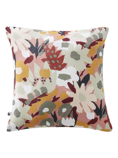 Taie d'oreiller en gaze de coton Fleurs de Leane - Kiabi