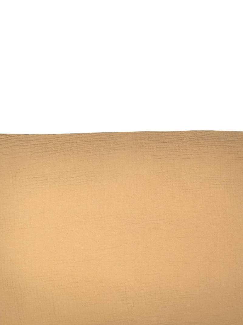 Taie d'oreiller en gaze de coton, Jeanne SEVIRA KIDS Marron noisette - Kiabi