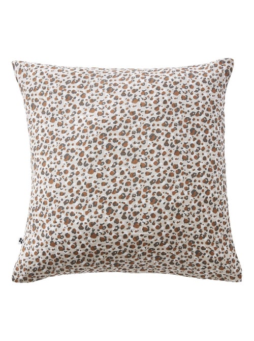 Taie d'oreiller en gaze de coton leopard Leonie - Kiabi