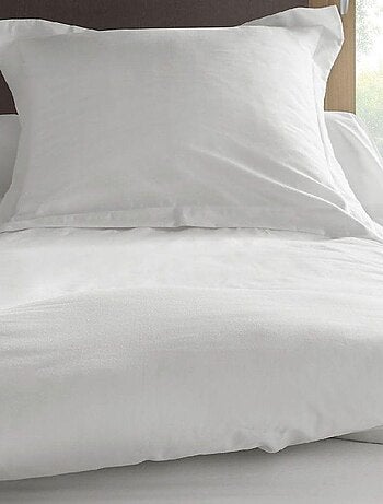 Taie d'oreiller en percale de coton 80 fils