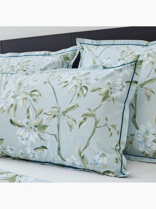 Taie d'oreiller en percale de coton au style anglais - Kiabi
