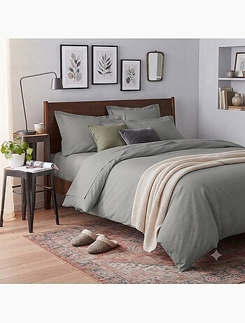 Taie d'oreiller en satin de coton