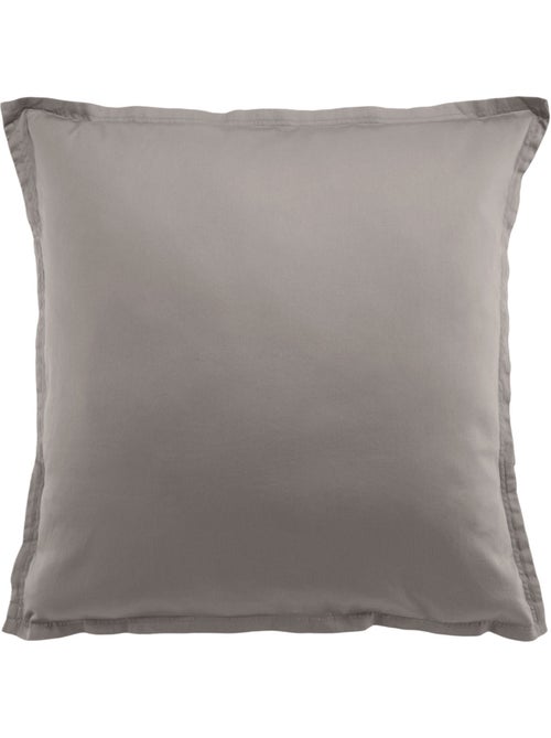 Taie d'oreiller en satin de coton - Kiabi