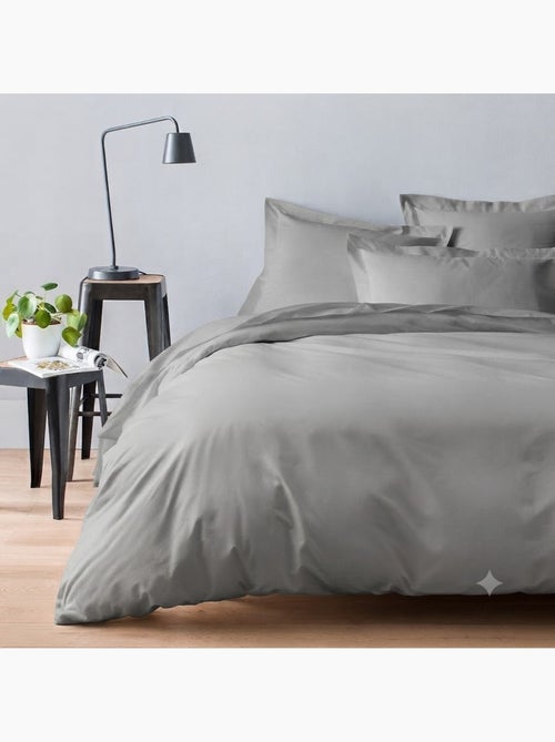 Taie d'oreiller en satin de coton - Kiabi