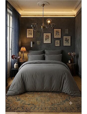 Taie d'oreiller en satin de coton