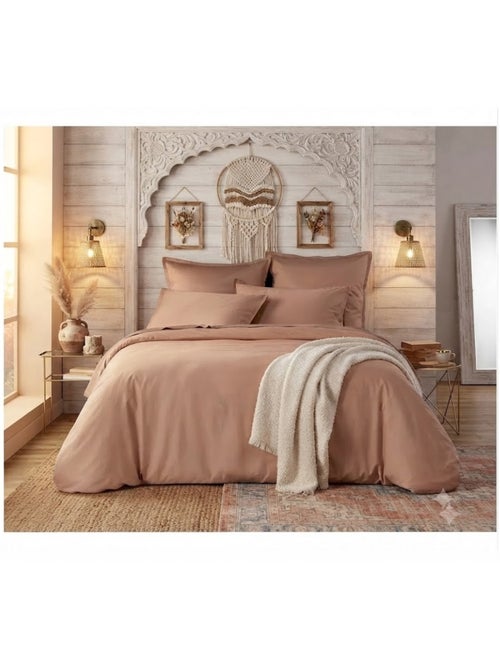 Taie d'oreiller en satin de coton - Kiabi