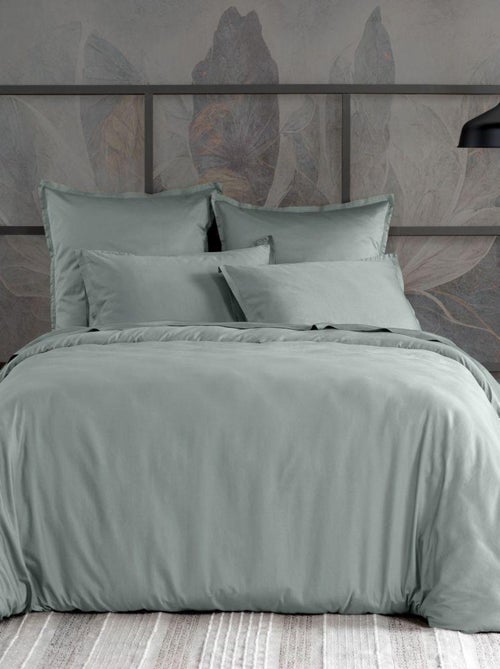 Taie d'oreiller en Satin de Coton - Kiabi