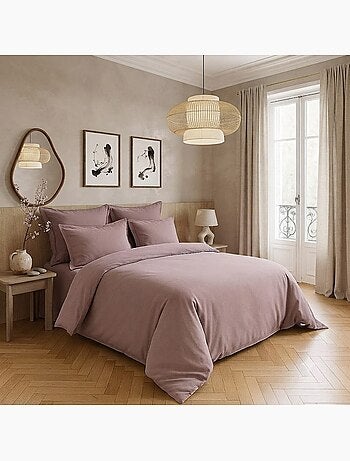 Taie d'oreiller en satin de coton