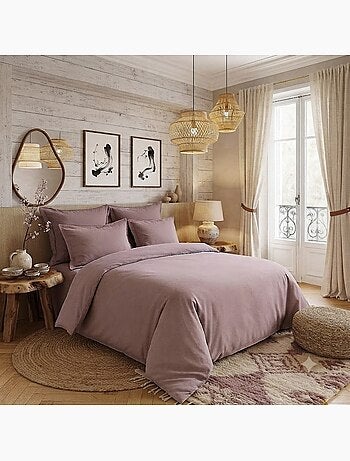 Taie d'oreiller en satin de coton