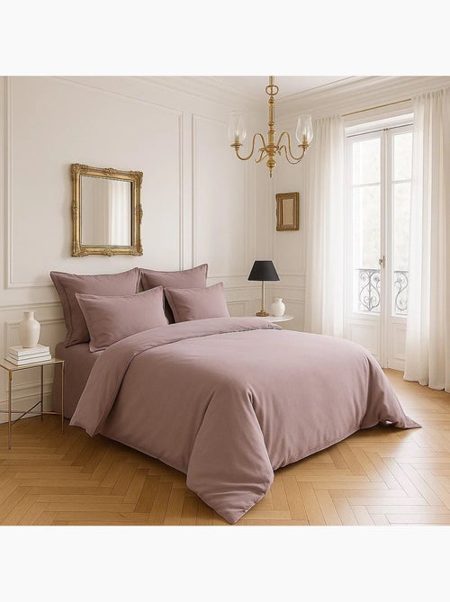Taie d'oreiller en satin de coton - Kiabi