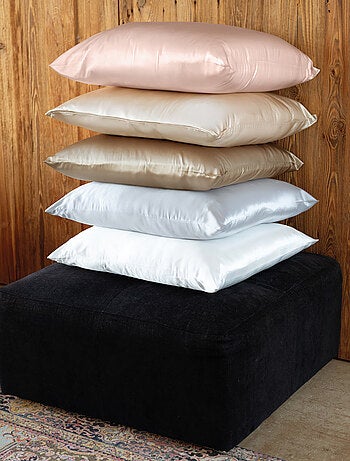 Taie d’oreiller en soie anti frisotti et anti-âge