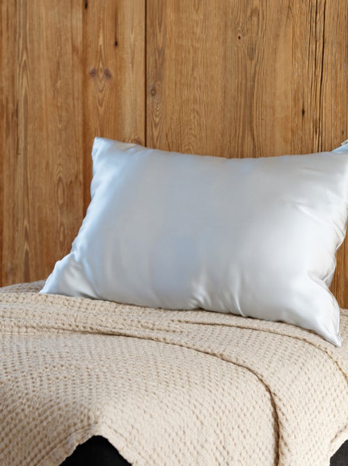 Taie d’oreiller en soie anti frisotti et anti-âge - Kiabi