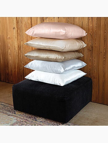 Taie d’oreiller en soie anti frisotti et anti-âge