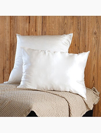 Taie d’oreiller en soie anti frisotti et anti-âge