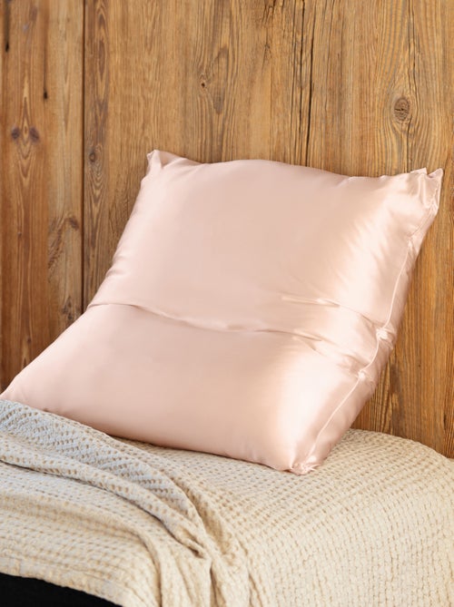 Taie d’oreiller en soie anti frisotti et anti-âge - Kiabi