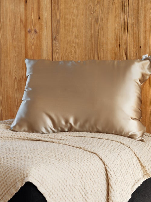 Taie d’oreiller en soie anti frisotti et anti-âge - Kiabi