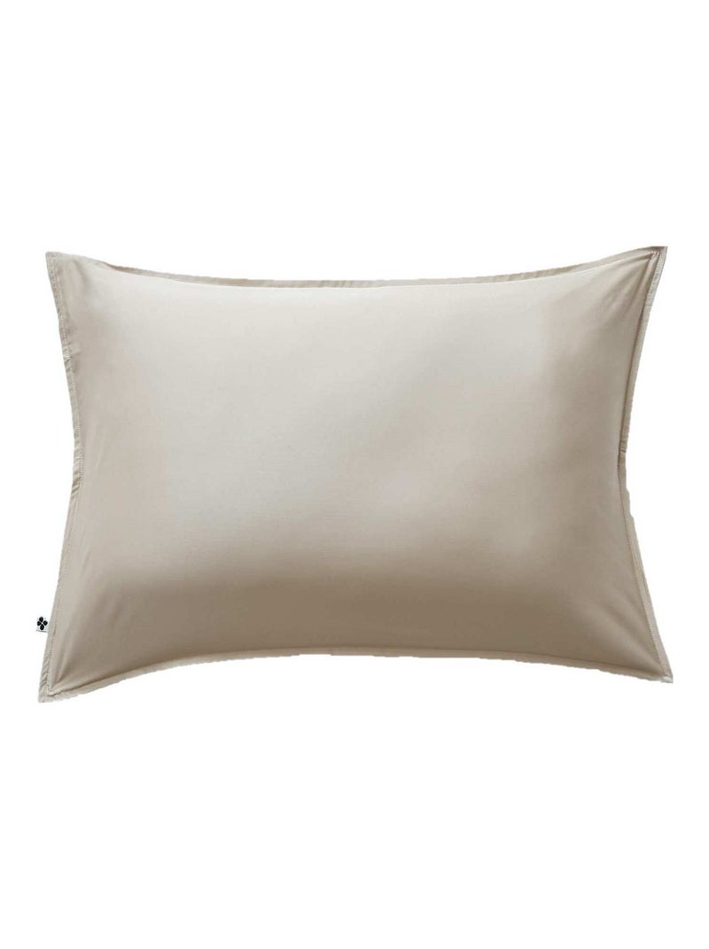 Taie d'oreiller en viscose Salome Beige - Kiabi