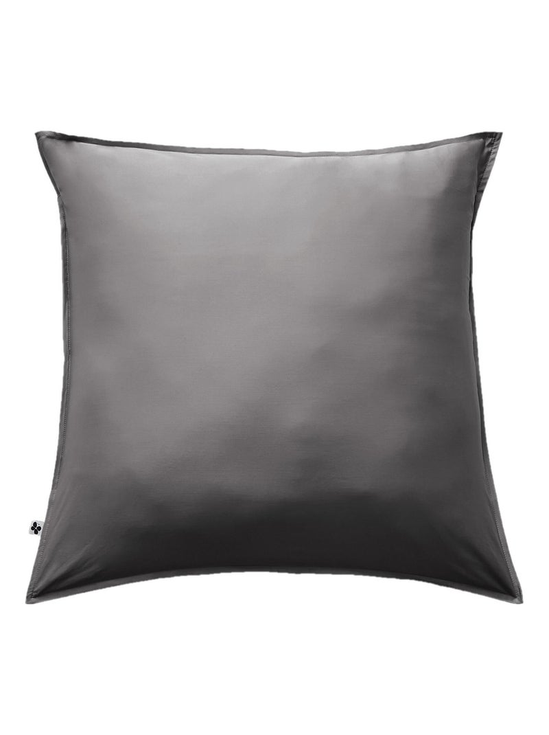 Taie d'oreiller en viscose Salome gris anthracite - Kiabi