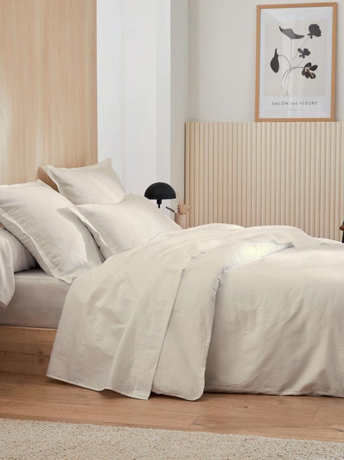 Taie d'oreiller esprit grand hôtel - Kiabi