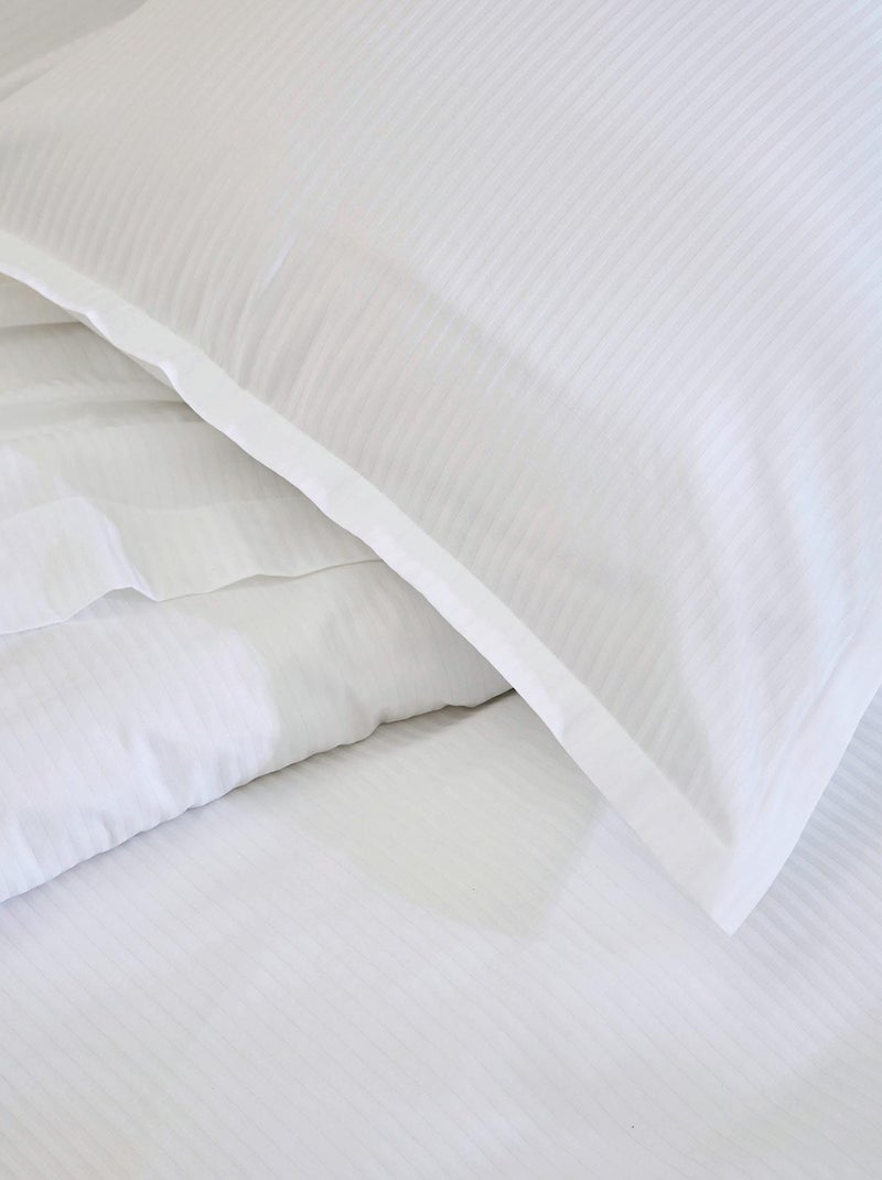 Taie d'oreiller esprit grand hôtel Blanc - Kiabi