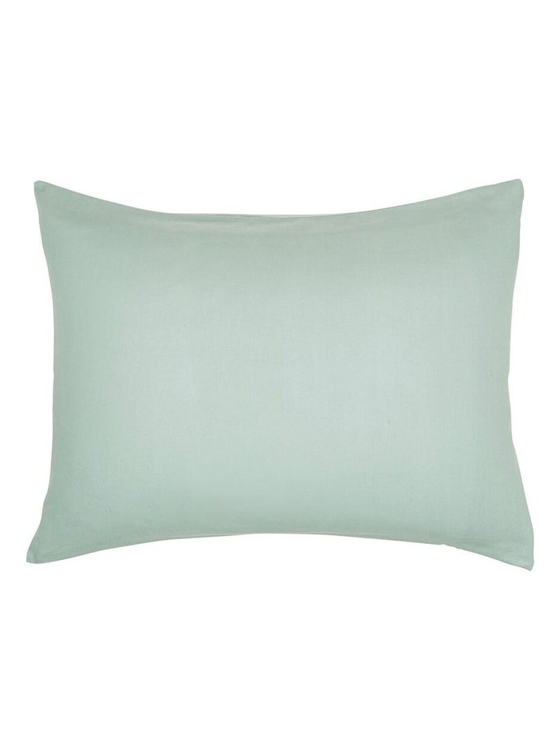 Taie d'oreiller ESSENTIAL Bleu céladon - Kiabi