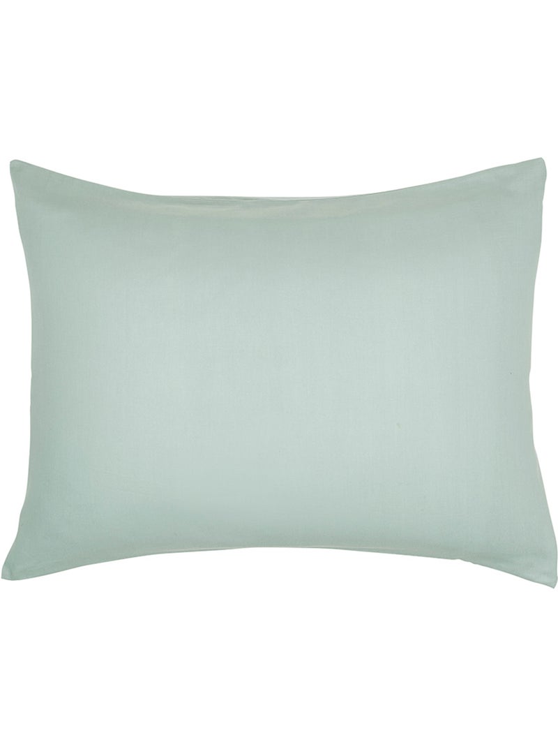 Taie d'oreiller ESSENTIAL Bleu c?ladon - Kiabi