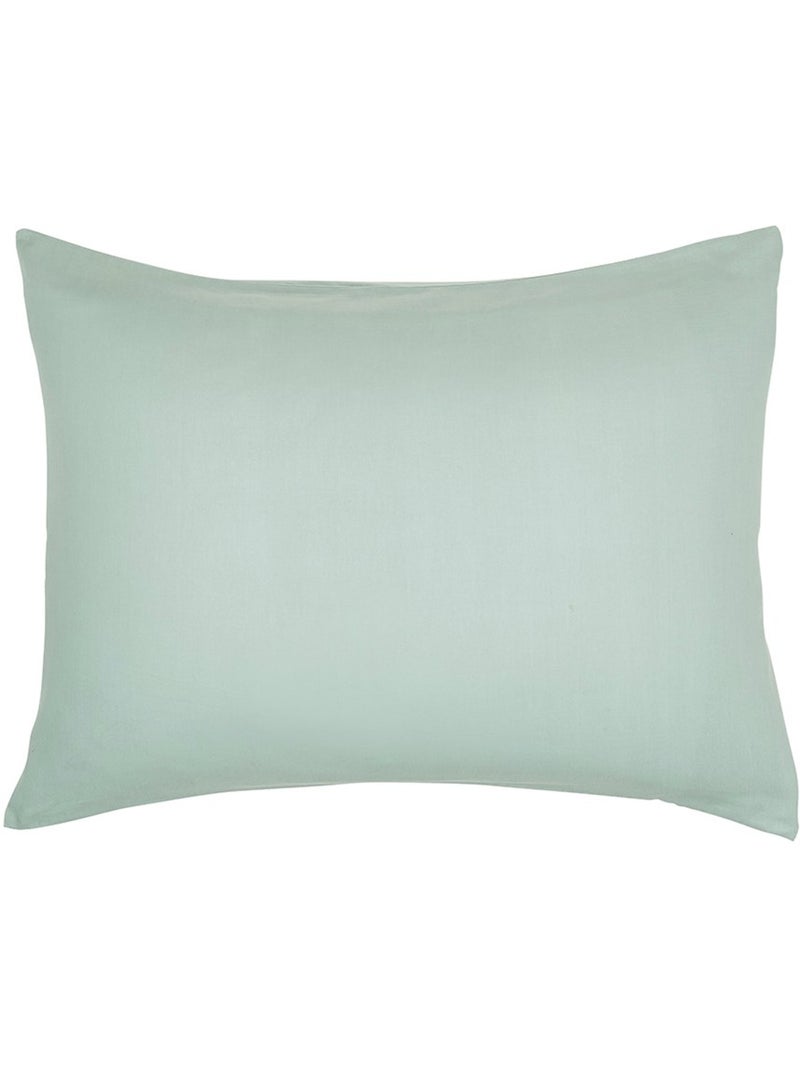 Taie d'oreiller ESSENTIAL Bleu c?ladon - Kiabi