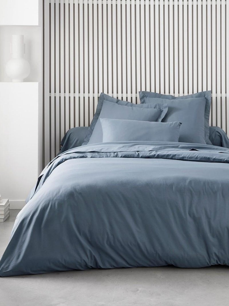Taie d'oreiller ESSENTIAL Bleu gris - Kiabi