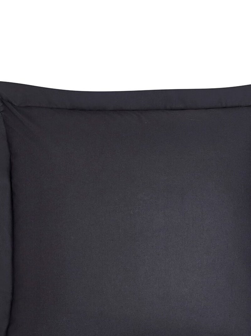 Taie d'oreiller ESSENTIAL gris anthracite - Kiabi