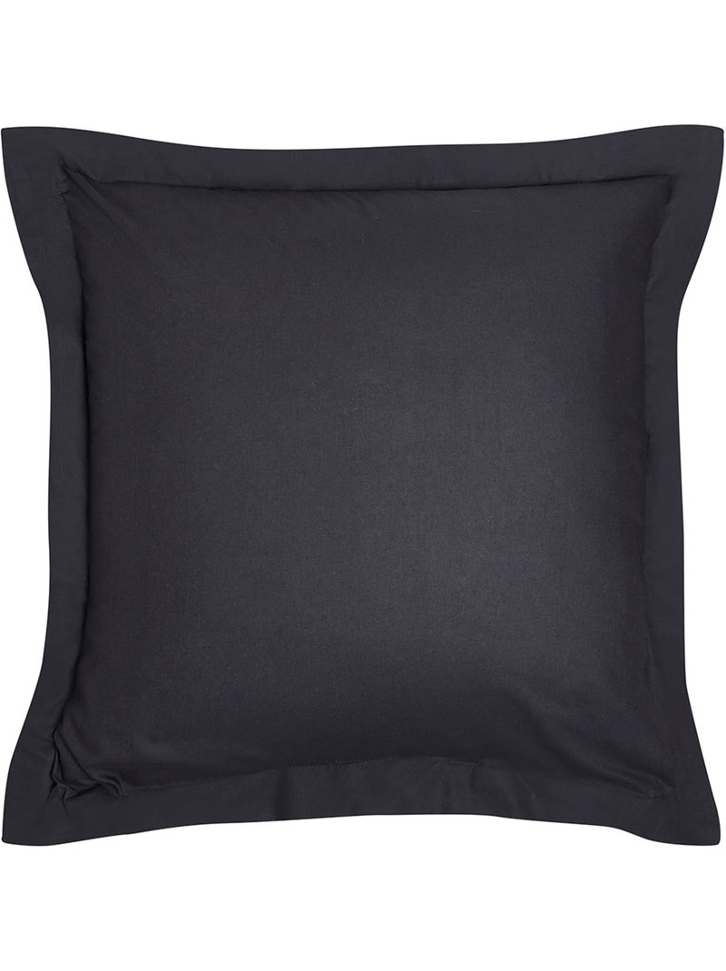 Taie d'oreiller ESSENTIAL gris anthracite - Kiabi