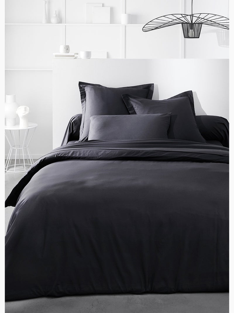 Taie d'oreiller ESSENTIAL gris anthracite - Kiabi