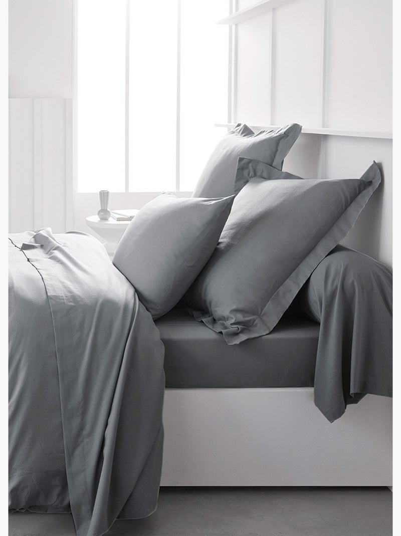 Taie d'oreiller ESSENTIAL Gris clair - Kiabi